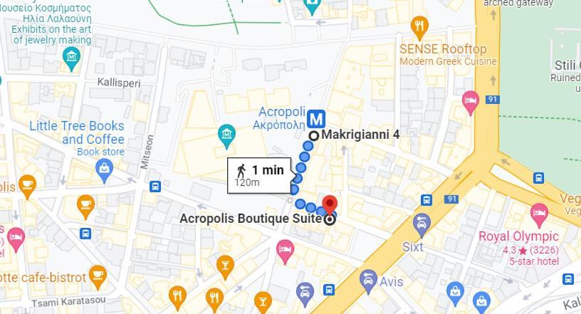 Acropolis Boutique Suite Athen Eksteriør billede